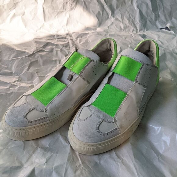 𝅺MAISON Margiela MM6 leather nylon sneakers 5(38) BNWOB - Picture 4 of 16
